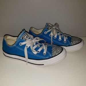 Rhinestone embellished Converse shoes
